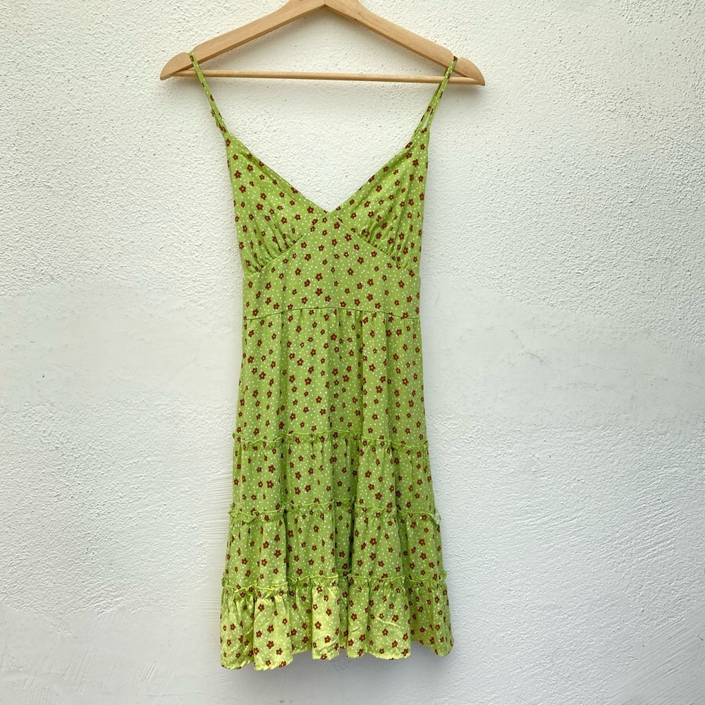 Green Floral PacSun Sundress